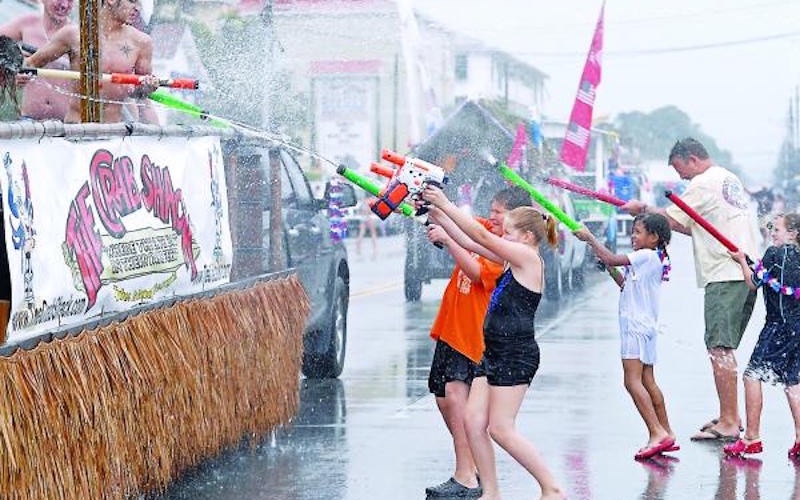 Beach Bum Parade Tybee Island Water