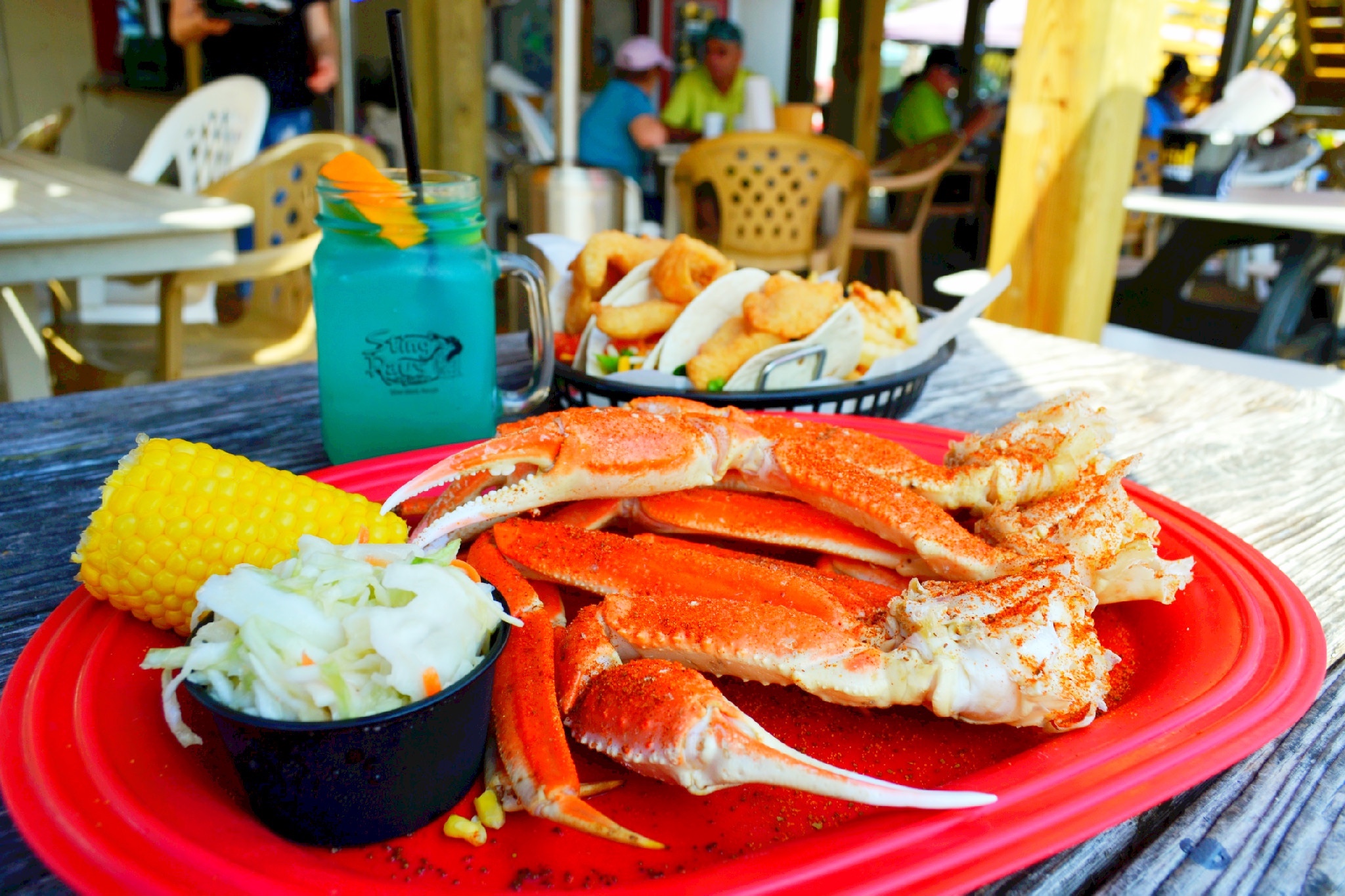 sting rays seafood king crab legs tybee island dining restaurants