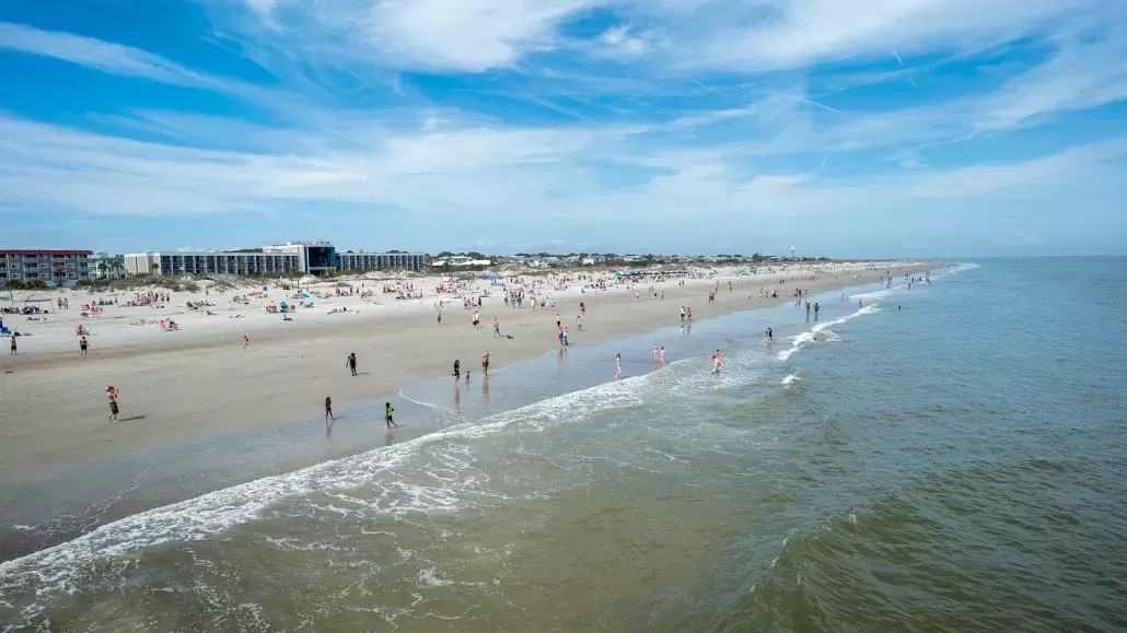 tybee island beach spring weather