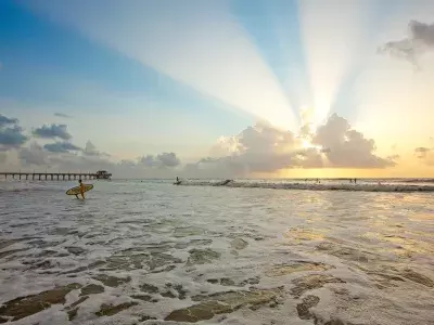 Tybee surfer