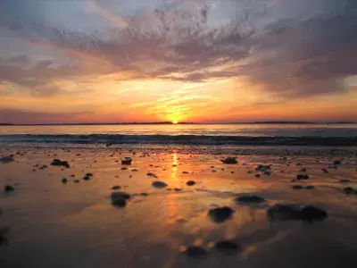 tybee island sunset