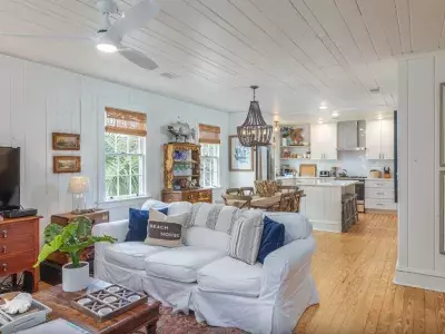 Main living/Dining/Kitchen area open floor plan (Top floor)
